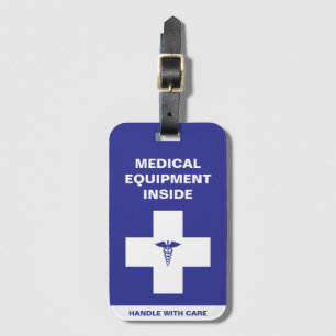 Medizinische Geräte Vorsichtig behandeln Gepäckanhänger
