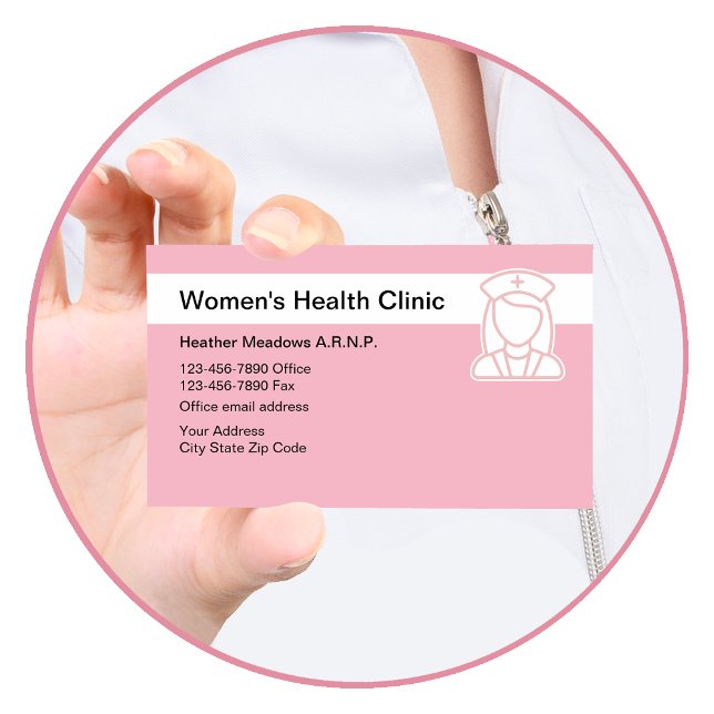 Medizinische Gesundheit von FrauenKlinik Visitenkarte (nurse )