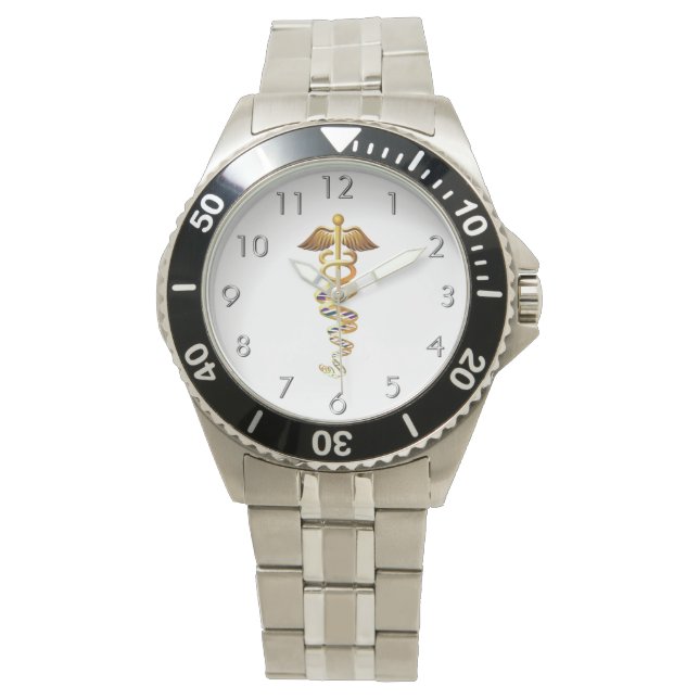 Medizinische Insignien Armbanduhr (Vorderseite)