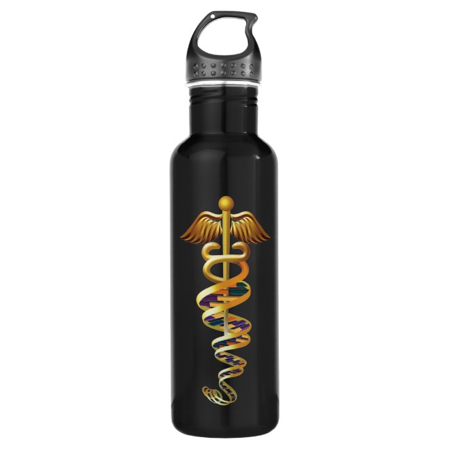 Medizinische Insignien Trinkflasche (Vorderseite)