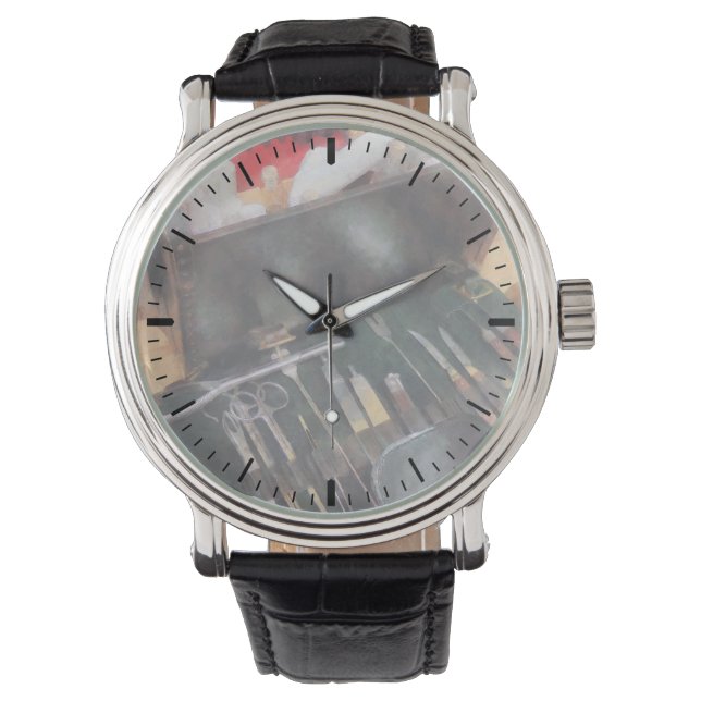 Medizinische Instrumente aus dem zivilen Krieg Armbanduhr (Vorderseite)