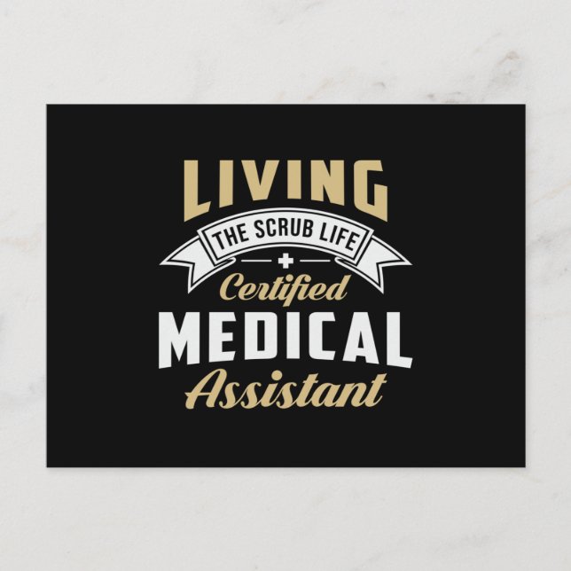 Medizinische Krankenschwester Postkarte (Vorderseite)