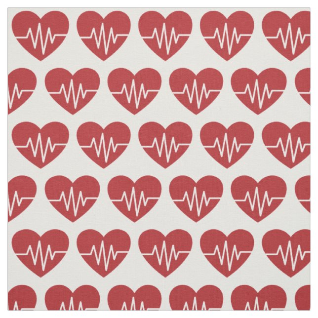 Medizinische Liebe Herzmuster Stoff (Muster)