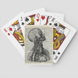 Medizinische menschliche Anatomie Spielkarten