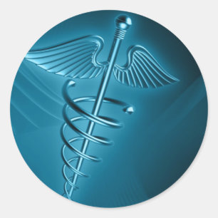 Medizinische Notärzte Innere Medizin Runder Aufkleber