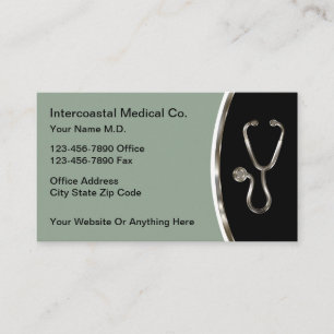 Medizinische Office Doctor Business Cards Moderne Visitenkarte