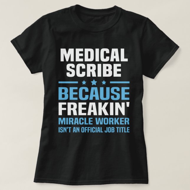 Medizinische Schrift T-Shirt (Design vorne)