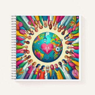 Medizinische Studien - Spiralblock Notizbuch