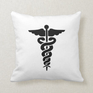 Medizinische Symbole Krankenschwestern und Ärzte Kissen