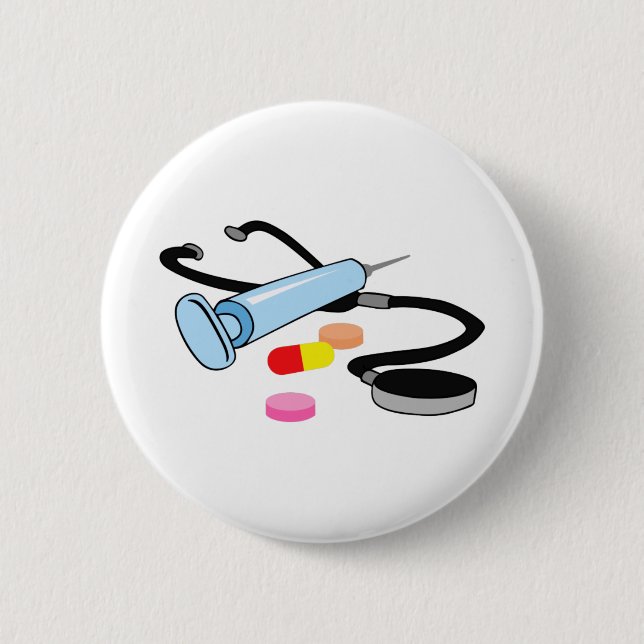 MEDIZINISCHE ÜBERWACHUNG BUTTON (Vorderseite)