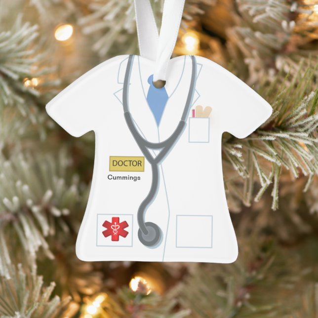 Medizinische Uniform Personalisierte Neuheit Ornament (Baum)