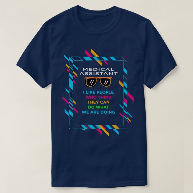 MEDIZINISCHE UNTERSTÜTZUNG T-Shirt (Design vorne)