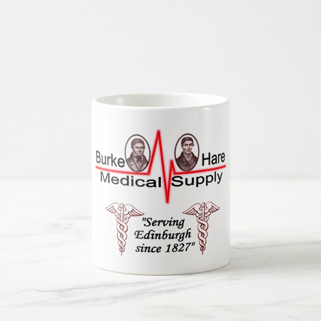 Medizinische Versorgungs-Tasse Burkes und der Kaffeetasse (Mittel)