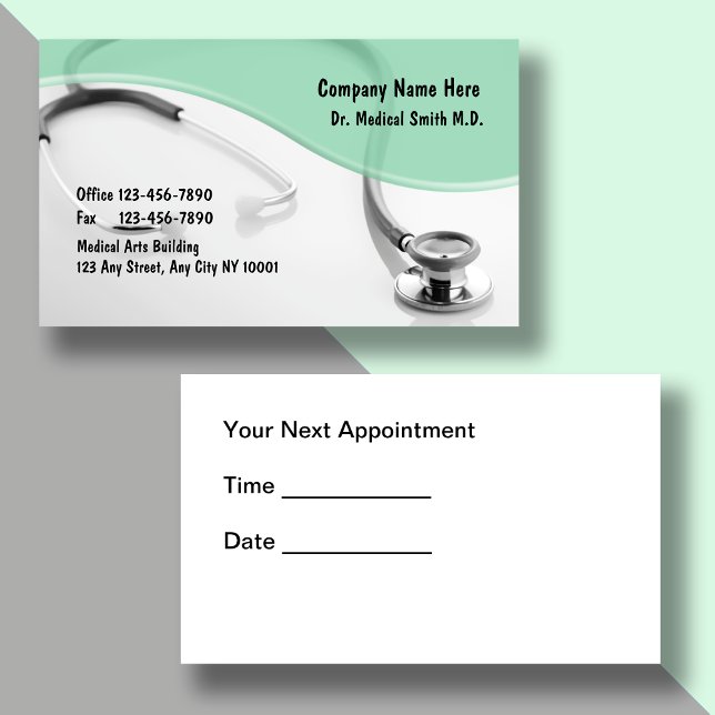 Medizinische Visitenkarten Terminkarte (Von Creator hochgeladen)