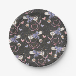 Medizinischer Abschluss Pappteller