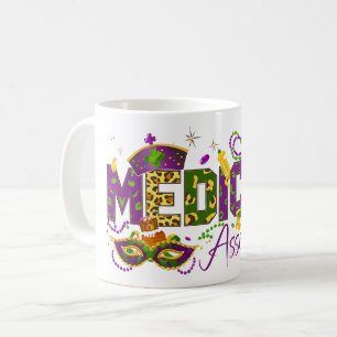 Medizinischer Assistent - Mardi Gras Kaffeetasse