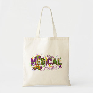 Medizinischer Assistent - Mardi Gras Tragetasche