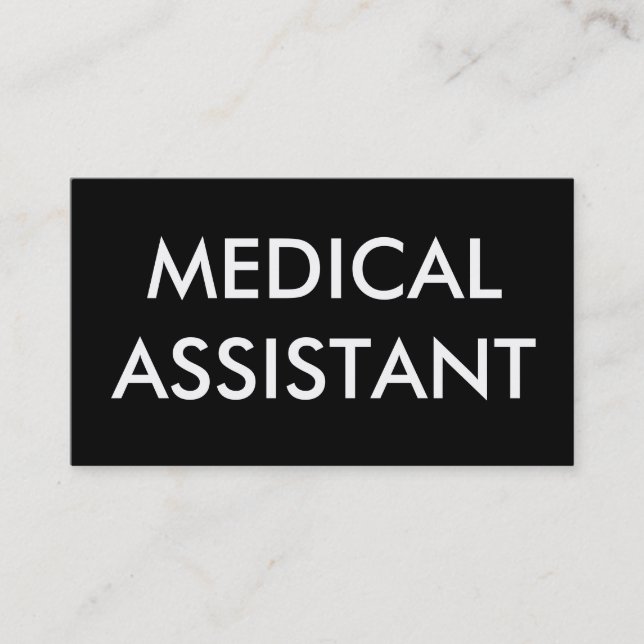 medizinischer Assistent Visitenkarte (Vorderseite)