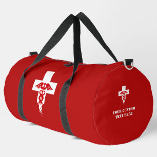 Medizinischer Beruflicher benutzerdefinierter Text Duffle Bag
