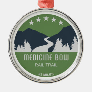 Medizinischer Bow-Schienenweg Ornament Aus Metall
