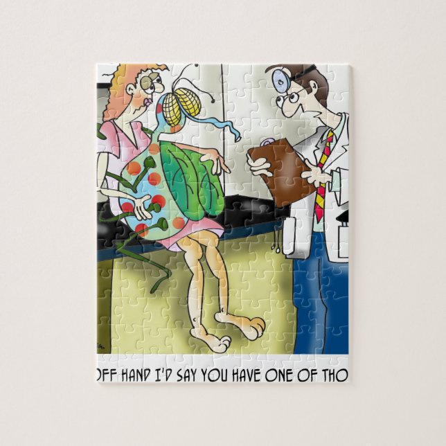 Medizinischer Cartoon 9517 (Vertikal)