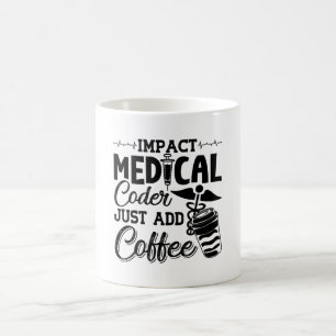 Medizinischer Coder einfach Coffee Programmer Codi Kaffeetasse
