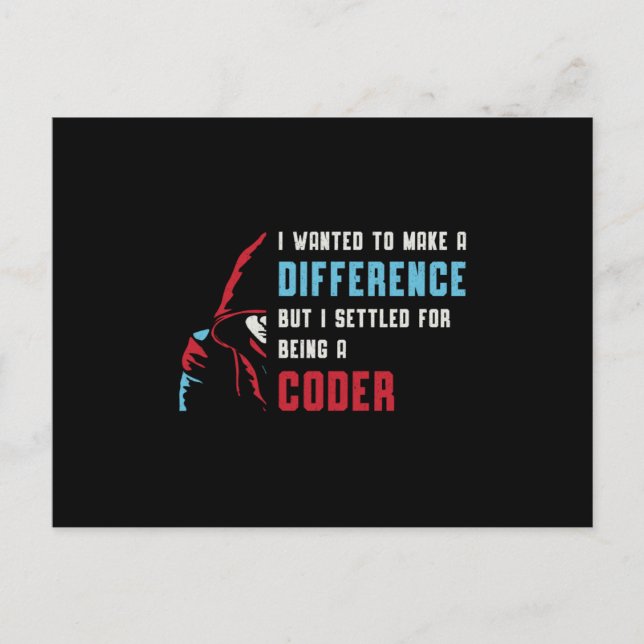 Medizinischer Coder ist ein ICD-Coder-Geschenk Postkarte (Vorderseite)