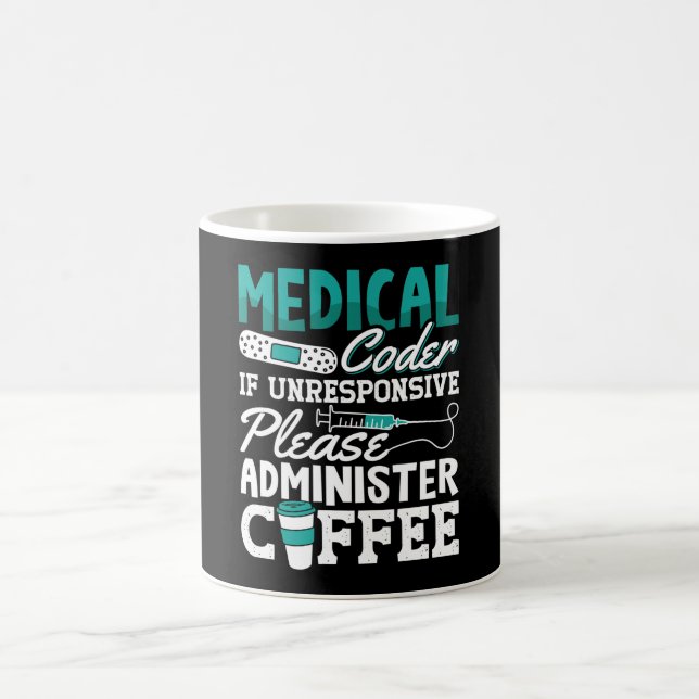 Medizinischer Coder-Kaffeekocher für ICD-Coding Kaffeetasse (Mittel)