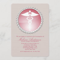 Medizinischer Emblem Nursing School Abschluss lädt