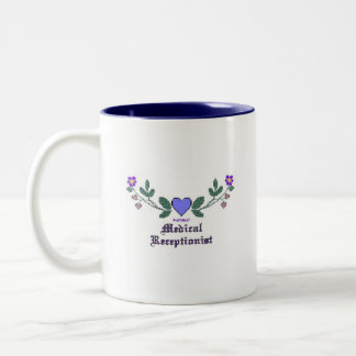 Medizinischer Empfangsdame CS Druck Zweifarbige Tasse