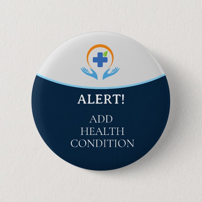 Medizinischer Fachmann Button (Vorderseite)