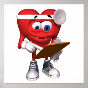 Medizinischer Herz-Doktor Poster