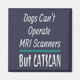 Medizinischer Joke Hunde und Katzen Vater Witz Magnet