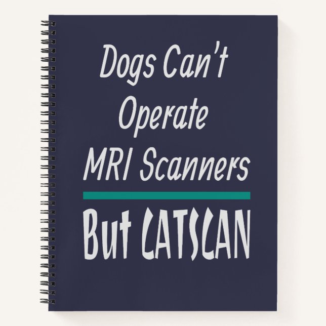Medizinischer Joke Hunde und Katzen Vater Witz Notizbuch (Vorderseite)