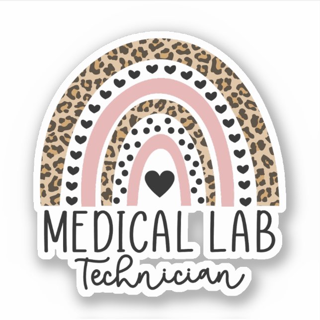 Medizinischer Labortechniker MLT-Geschenk Aufkleber (Vorderseite)