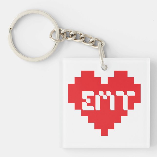 Medizinischer Notfalltechniker emm Gesundheit Schlüsselanhänger (Vorderseite)