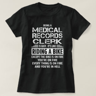 Medizinischer Plattenen-Sekretär T-Shirt