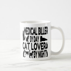 Medizinischer Rechnungssteller liebt Katzen Kaffeetasse