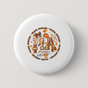 Medizinischer Sofort-Erntedank Coquette Bogen Herb Button