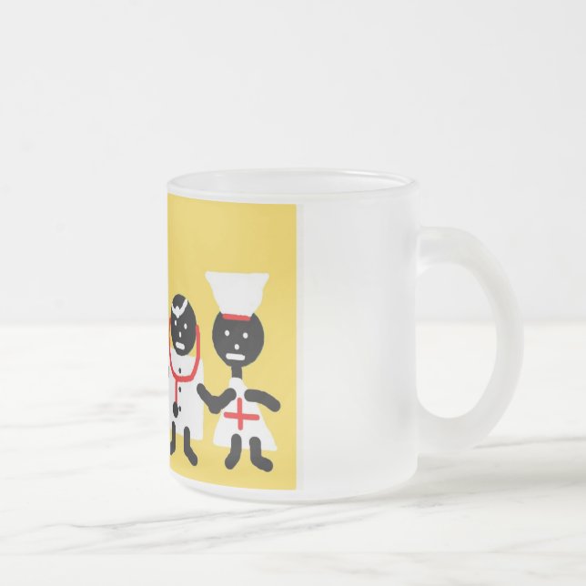 Medizinischer Spaß Mattglastasse (Rechts)