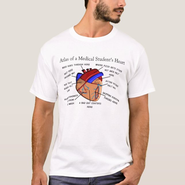 Medizinischer Studenten-T - Shirt-lustiges T-Shirt (Vorderseite)