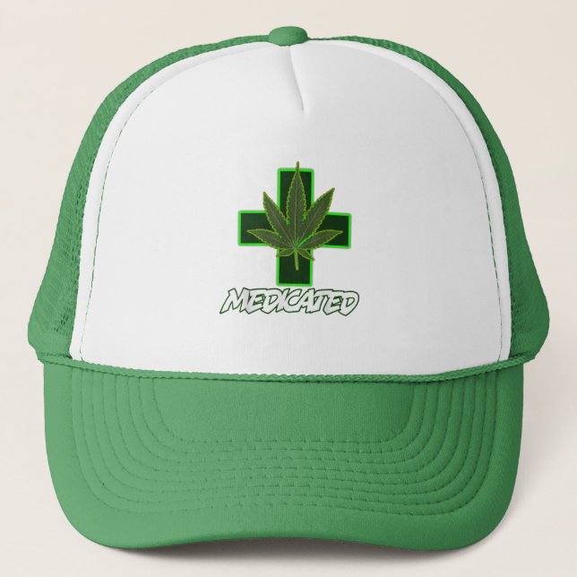 Medizinischer Trucker-Hut Truckerkappe (Vorderseite)