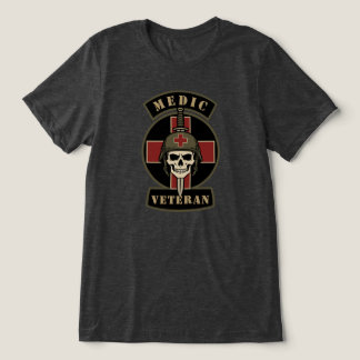 Medizinischer Veteran Tri-Blend Shirt