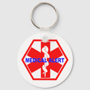 MEDIZINISCHES ALARM-IDENTIFIKATIONS-SYMBOL SCHLÜSSELANHÄNGER
