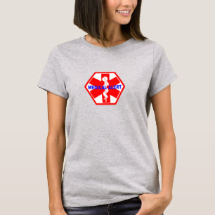 MEDIZINISCHES ALARM-IDENTIFIKATIONS-SYMBOL T-Shirt