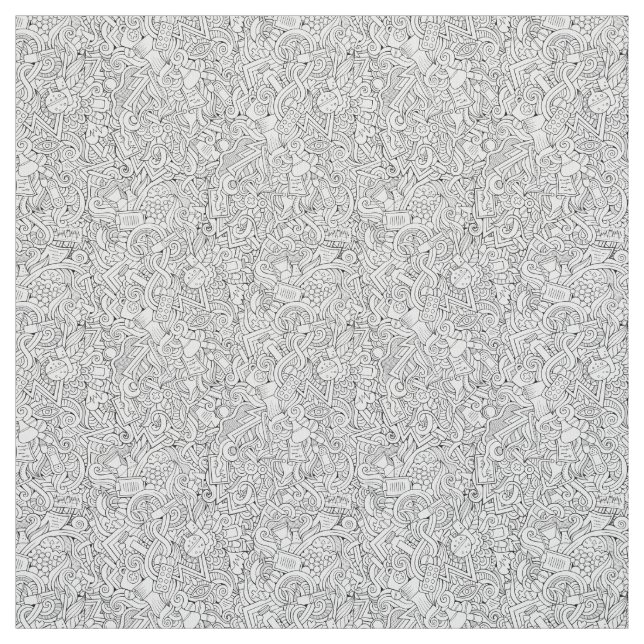 Medizinisches B&W Muster Stoff (Muster)