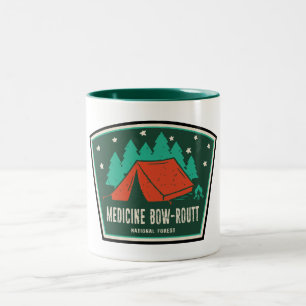 Medizinisches Bow-Routine-National Forest-Camping Zweifarbige Tasse