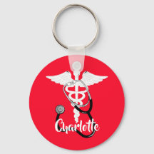 Medizinisches Caduceus-Personalsymbol Personalisie