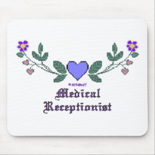 Medizinisches Empfangsdame CS Mousepad