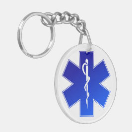 Medizinisches EMS-Symbol Schlüsselanhänger